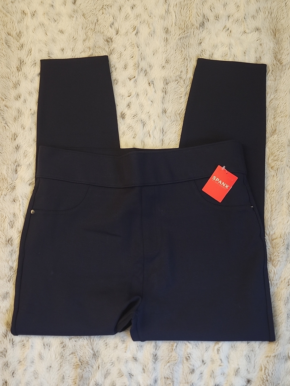 NWT SPANX Navy Ankle Ponte Leggings Size 1X